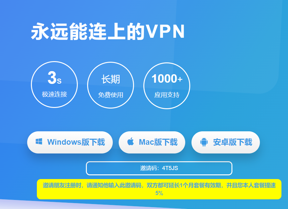 给大家分享一个终身免费的VPN，可以让大家上油管（YouTube）看视频，去twitter反讽润人  第1张